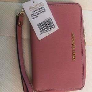 Michael Kors Pink Wristlet